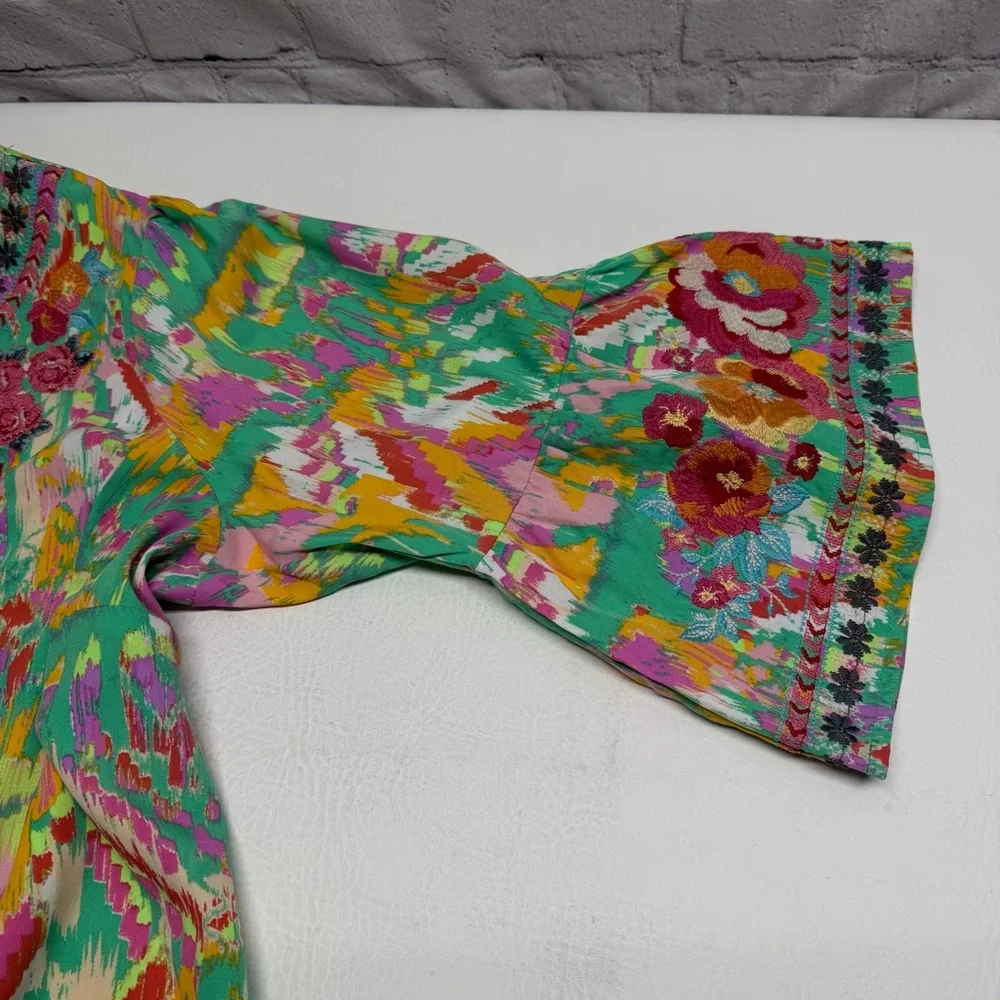 Savanna Jane Arcadia  Floral Embroidered Tunic size 1X nwt - Picture 7 of 10